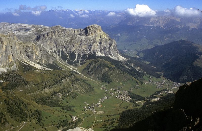 Sassongher von Pisciadù-Spitze