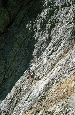 Abstieg zur Hütte