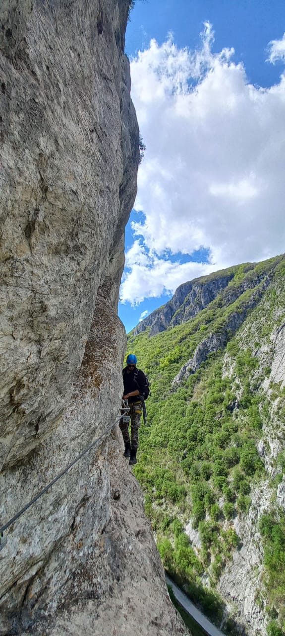 Via Ferrata Marimangat - Kosovo - Photo: Bashko