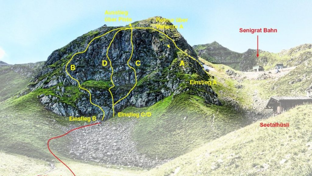 Foto Kälbersee Klettersteig Montafon