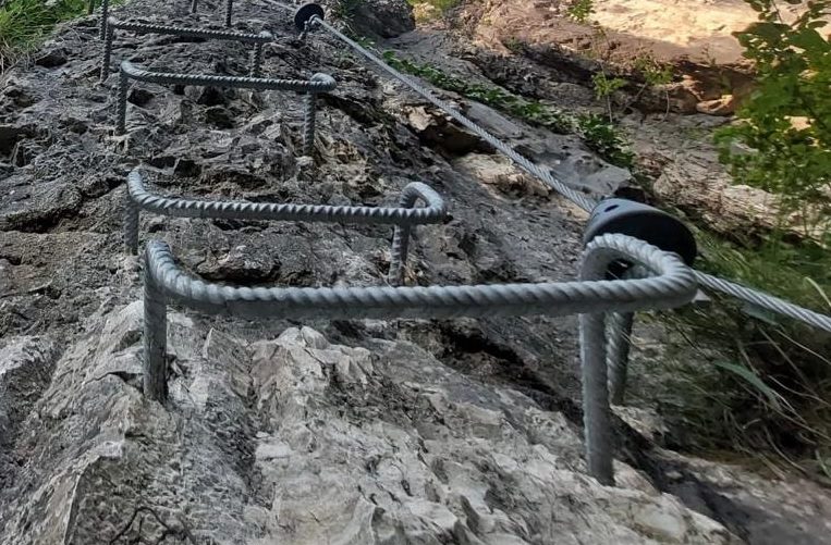 Die Via Ferrata d'Arrampicata