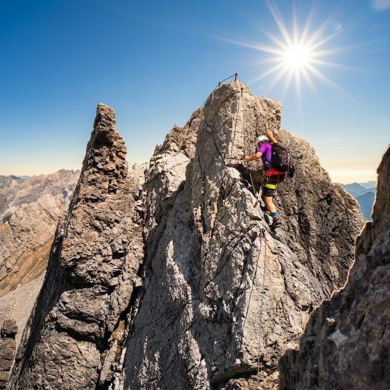 arlberger klettersteig Lechtaler Alpen