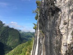 Via ferrata de Roche Veyrand - Bilder: Ellen Heidler