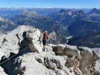 Via Ferrata Marino Bianchi - Bild: Sandra Poschinger