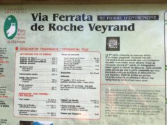 Via ferrata de Roche Veyrand - Bilder: Ellen Heidler
