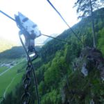 Flying Fox beim Adolari Klettersteig