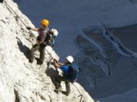 oberer Teil Höllental Klettersteig Zugspitze