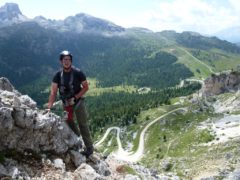 via ferrata della piramide Col dei Bos