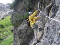 Wasserfall Klettersteig Muttekopfhütte