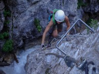 Klettersteig Rongg Wasserfall Gargellen