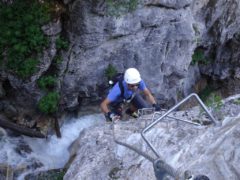 Klettersteig Rongg Wasserfall Gargellen