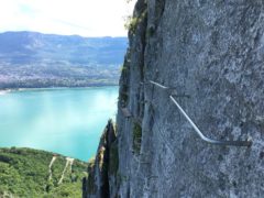 Via Ferrata Roc du Cornillon - Bild: Ellen Heidler