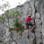 Colodri Klettersteig Arco am Gardasee - die Ausstiegsstelle