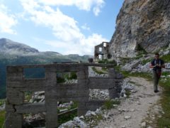 via ferrata della piramide Col dei Bos