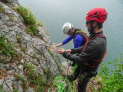 Bergführerkante Falkensteinwand Wolfgangsee (IV+) | Klettern | Salzkammergut