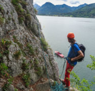 Bergführerkante Falkensteinwand Wolfgangsee (IV+) | Klettern | Salzkammergut