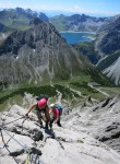 Klettersteig Saulakopf - Bild: Manfred Beirer