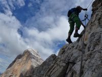 Tofana di Mezzo (3244m) über Via Ferrata Giuseppe Olivieri (D), Ferrata Gianni Aglio (D)