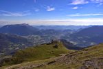 Blick vom Hocheck hinunter zum Watzmannhaus