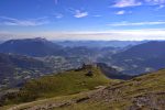 Blick vom Hocheck hinunter zum Watzmannhaus