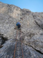 Via Ferrata Merlone - bild: Sandra Poschinger