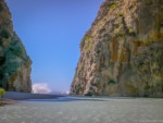 Torrent de Pareis - das mittelmeer ist bei der Bucht von Sa Calobra erreicht