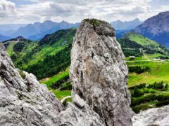 Däumling Klettersteig Seilbrücke - Bilder: Claudia Pertl