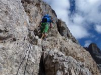 Tofana di Mezzo (3244m) über Via Ferrata Giuseppe Olivieri (D), Ferrata Gianni Aglio (D)