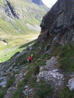 Zustieg zum Sommerwand Klettersteig - Bild: Sandra Zeller