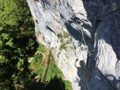 Via Ferrata Les Baumes du Verneau - Bilder: Ellen Heidler