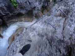 Klettersteig Rongg Wasserfall Gargellen