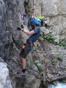 Klettersteig Rongg Wasserfall Gargellen