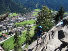 Seilbrücke Huterlaner Klettersteig