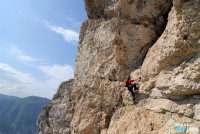 Klettersteig Fennberg - Bild: Manfred Kostner