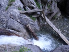 Klettersteig Rongg Wasserfall Gargellen