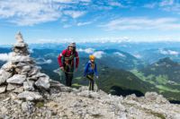 Klettersteig in Tiers (c) Seiser Alm Marketing Helmuth Rier