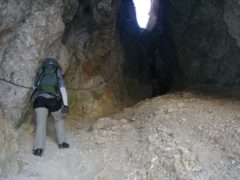 Klettersteig Lamsenspitze Brudertunnel