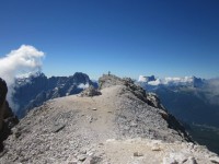 Gipfel Monte Cristallo - Via Ferrata Marino Bianchi - Bild: Sandra Poschinger