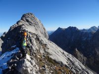 Karwendel Klettersteig westliche Karwendelspitze