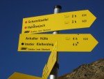 Wegweiser Imster Klettersteig