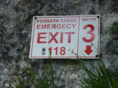 ferrata sasse