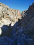 Blick vom Einstiegspunkt in den Canyon hinein