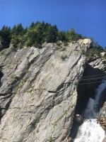 Klettersteig Simms Wasserfall Lechtal - Bild: Erik Marquardt