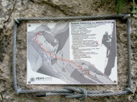 Topo Absamer Klettersteig - Bild: Franziska Thurm