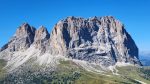 Langkofel mit Blick von der Sella Gruppe aus