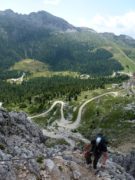 via ferrata della piramide Col dei Bos