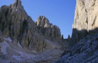 Aufstieg im Cadin del Nevaio - Bild: Reinhard Drescher