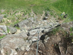 Übungsklettersteig Rifa Klettersteig - Bild: Andre Tatter