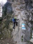 Einstieg Klettersteig Pfeilspitzwand