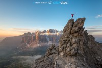 Klettersteig Cirspitze - Am Gipfel - bild: Manfred Kostner